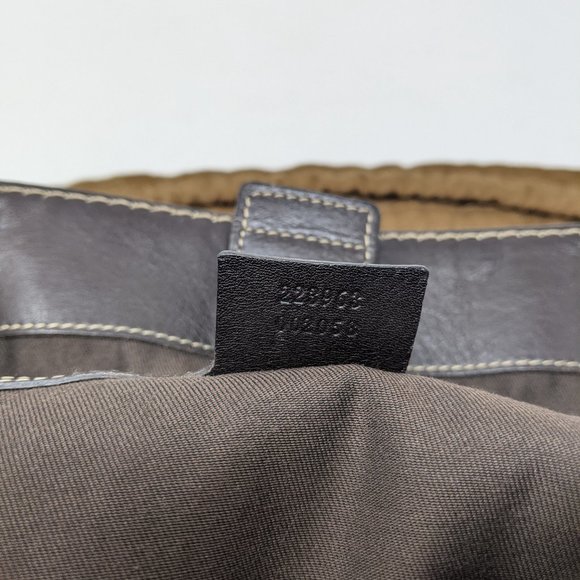 GUCCI Beige & Brown Crystal Shoulder Bag - Picture 12 of 14